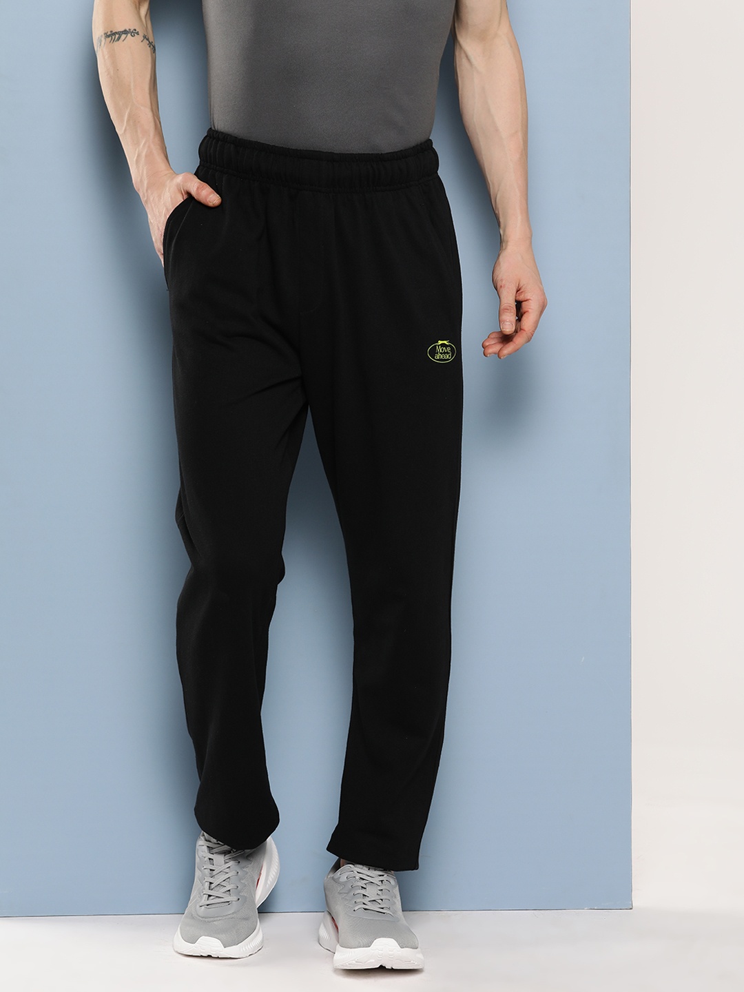 

Slazenger Men Regular Fit Track Pants, Black