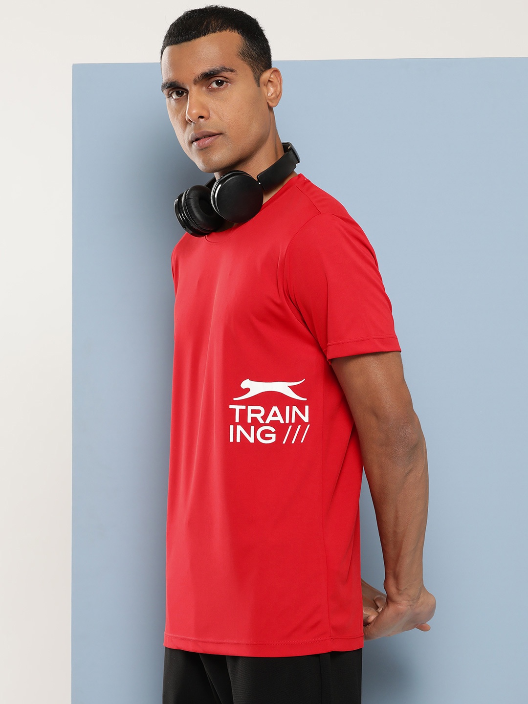 

Slazenger Printed Ultra-Dry Training T-shirt, Red