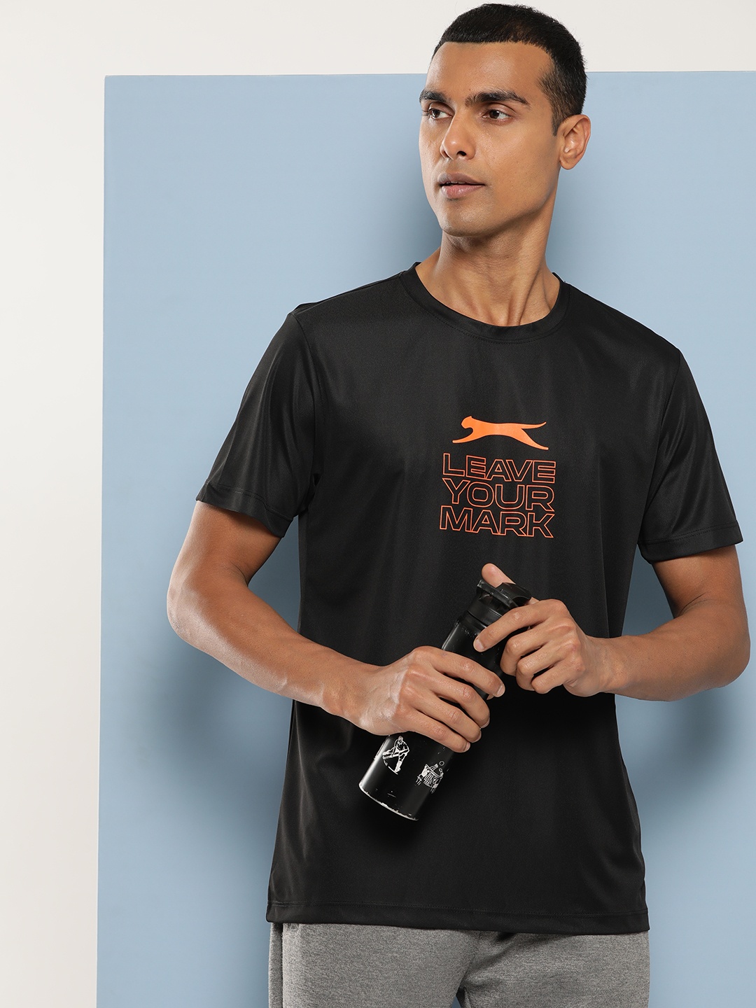 

Slazenger Printed Ultra-Dry Training T-shirt, Black