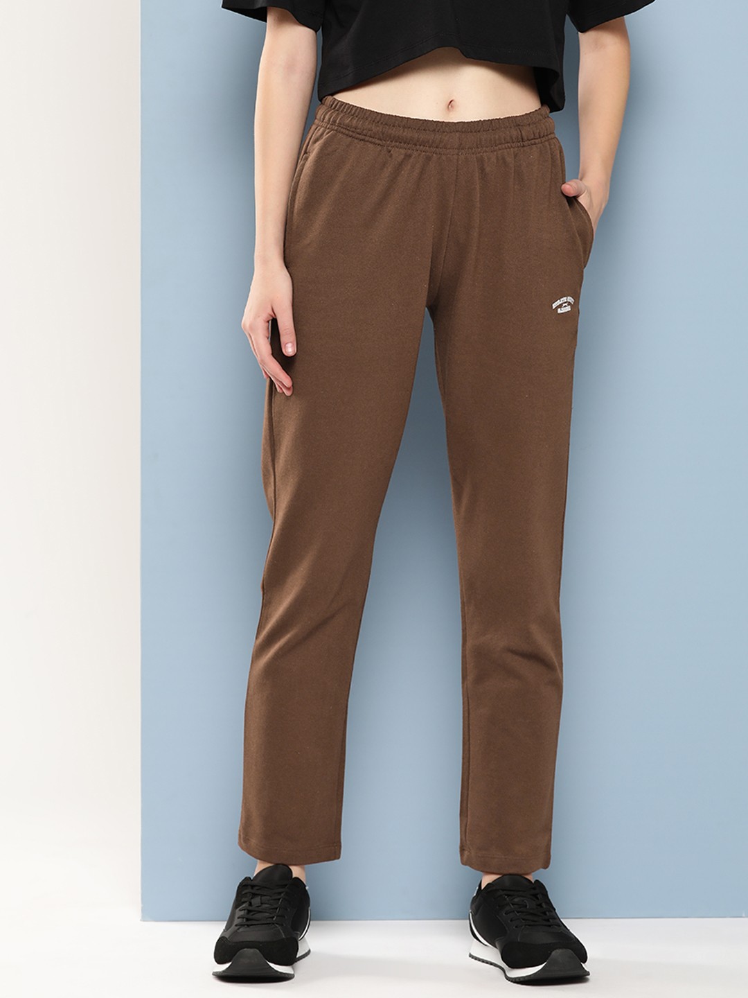

Slazenger Women Regular Fit Track Pants, Brown