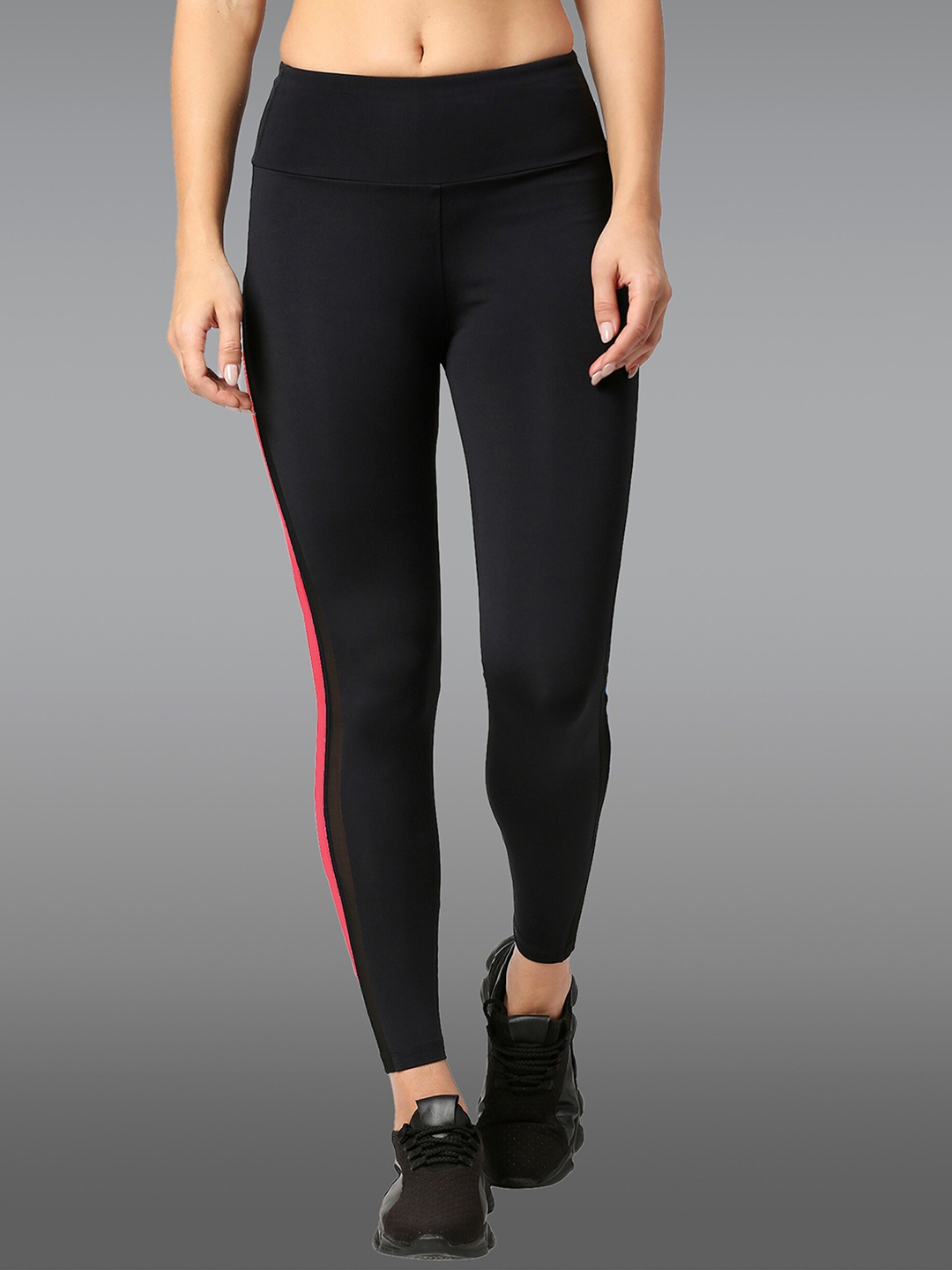 

LAASA SPORTS Women High Rise Dry Fit Sports Tights, Black