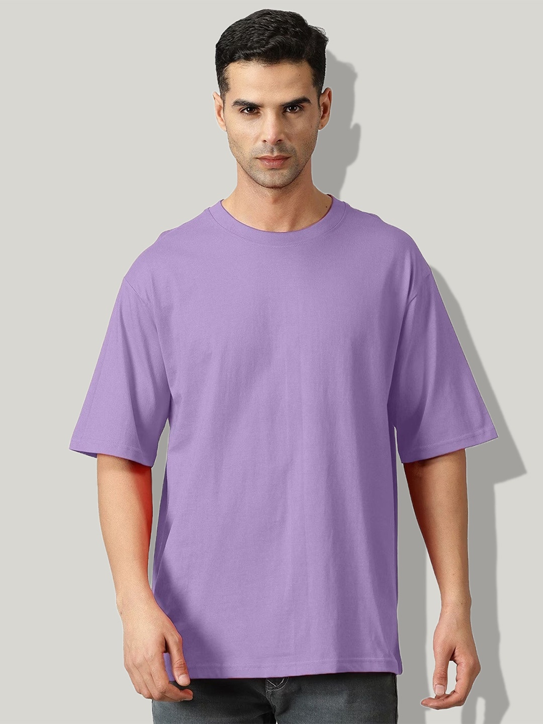 

Elibolz Drop-Shoulder Sleeves Oversized T-shirt, White