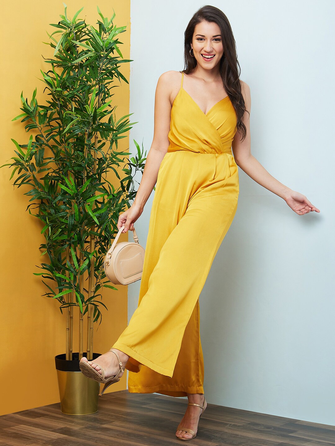 

Globus Flared Party Jumpsuit, Yellow