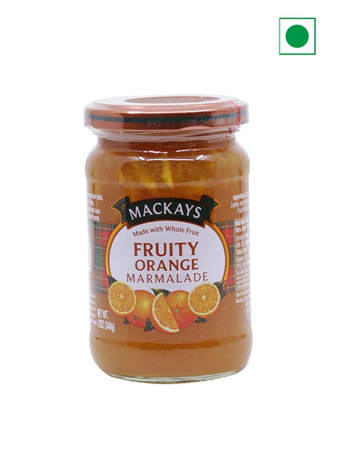 

Mackays Fruity Orange Marmalade 340 g, Green