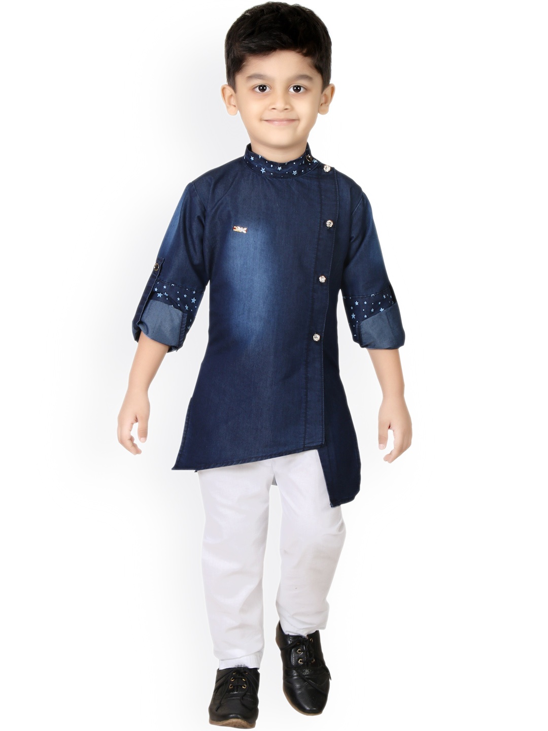 

BAESD Boys Regular Kurta with Pyjama, Blue