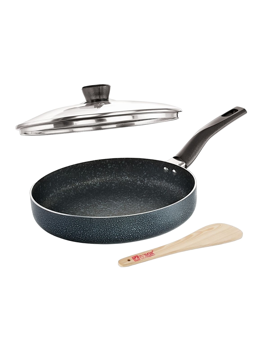 

iVBOX Black Aluminium Frying Pan