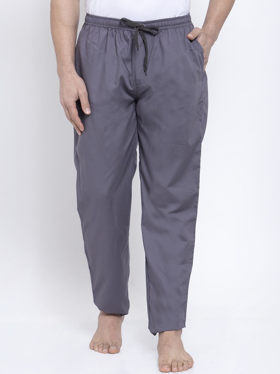 

JAINISH Men Pure Cotton Lounge Pant, Grey