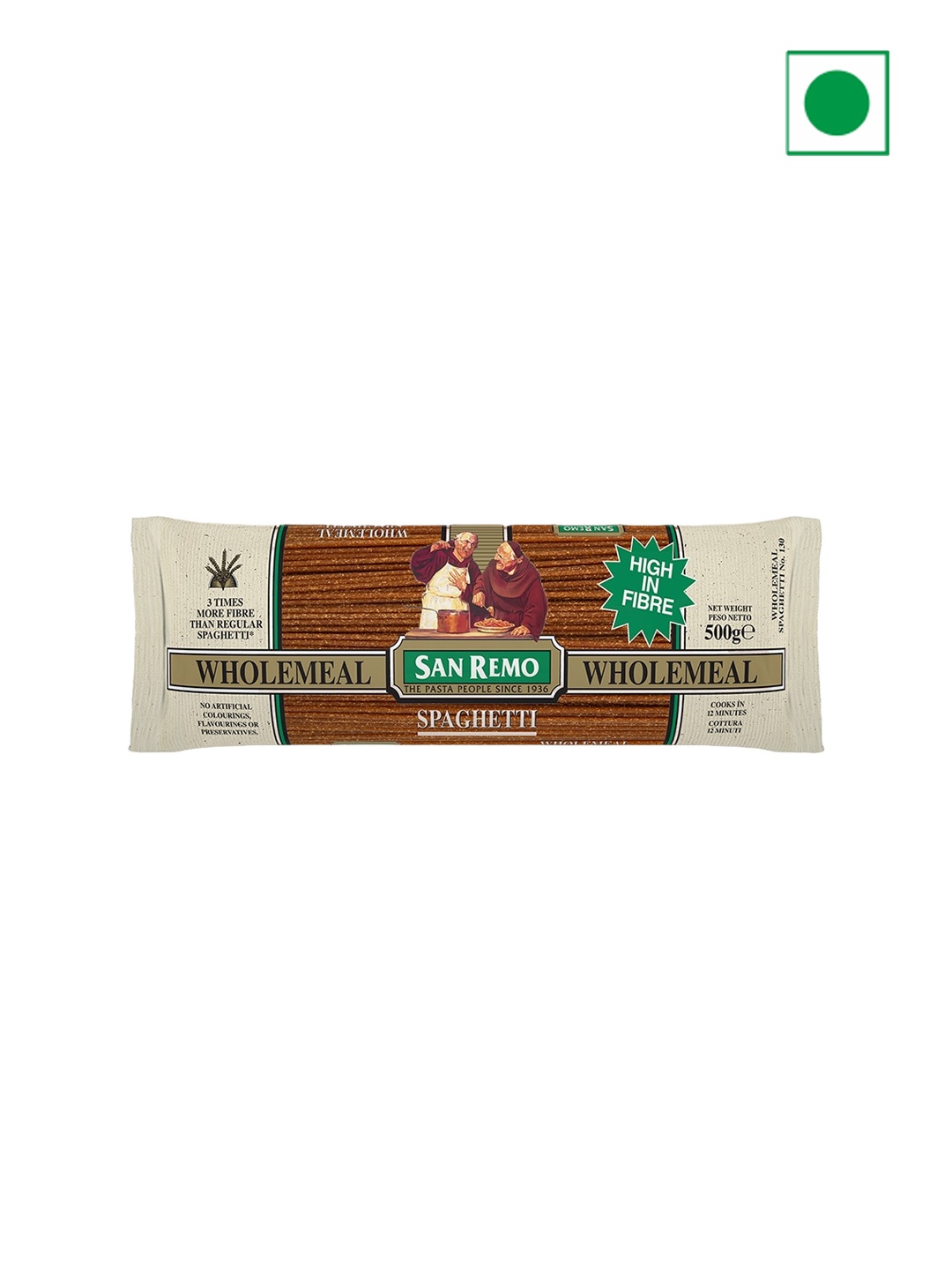 

San Remo Wholemeal Spaghetti 500 gms, White