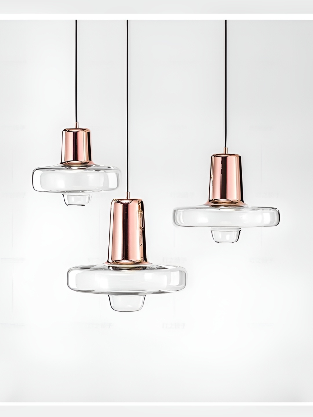 

CHIC CASA Gold-Tone Ceiling Lamp
