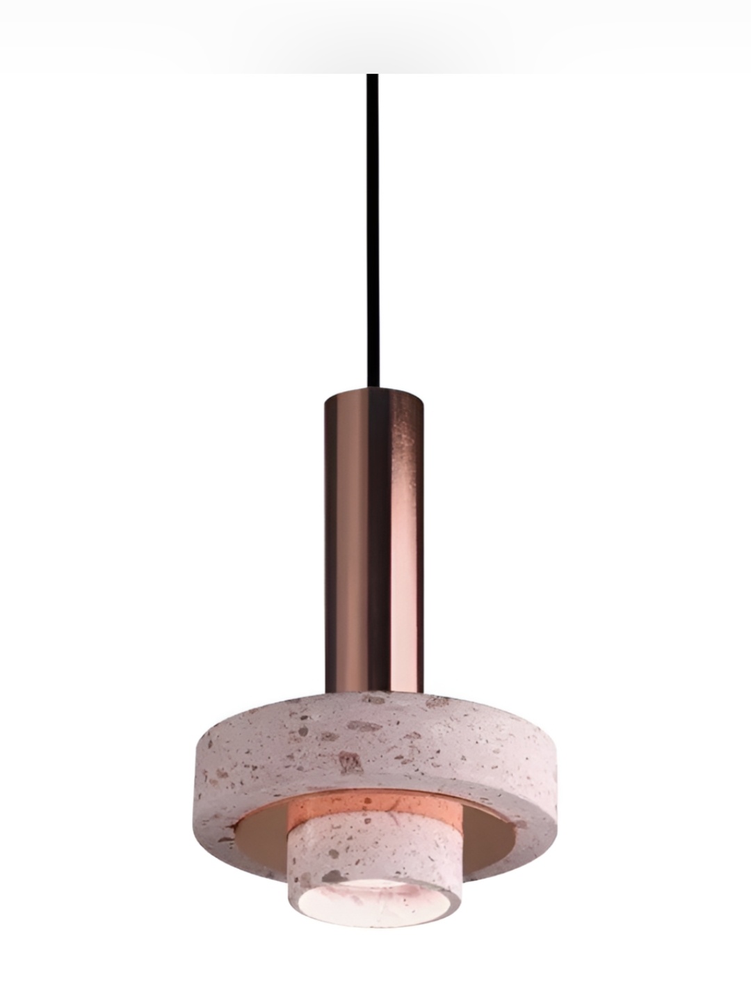 

CHIC CASA Gold-Toned Ceiling Lamp