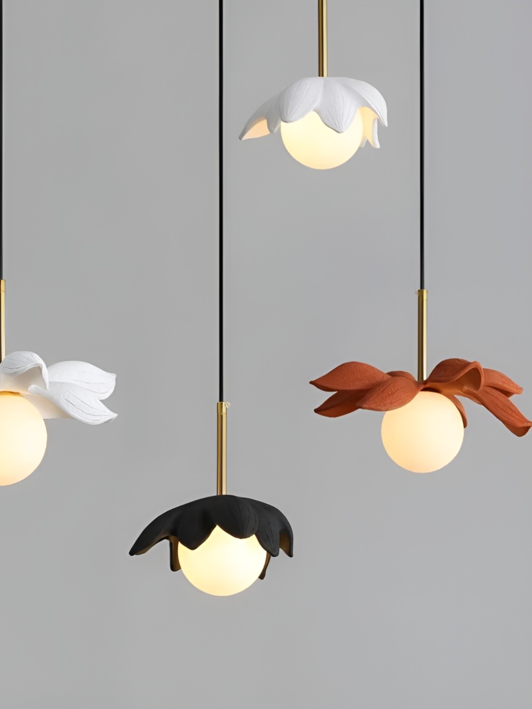 

CHIC CASA Red& White Ceiling Lamp