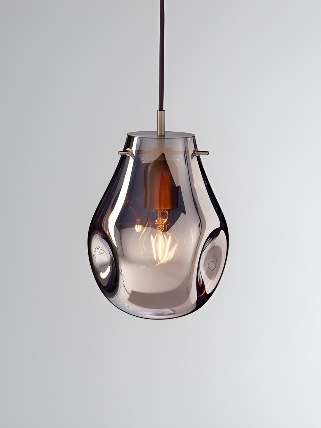 

CHIC CASA Grey Melange& Blue Ceiling Lamp