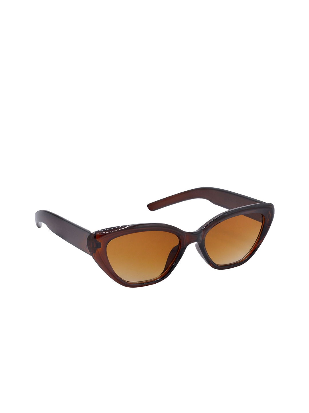 

HRINKAR Girls Cateye Sunglasses with UV Protected Lens-HRS592-BWN-BWN, Brown