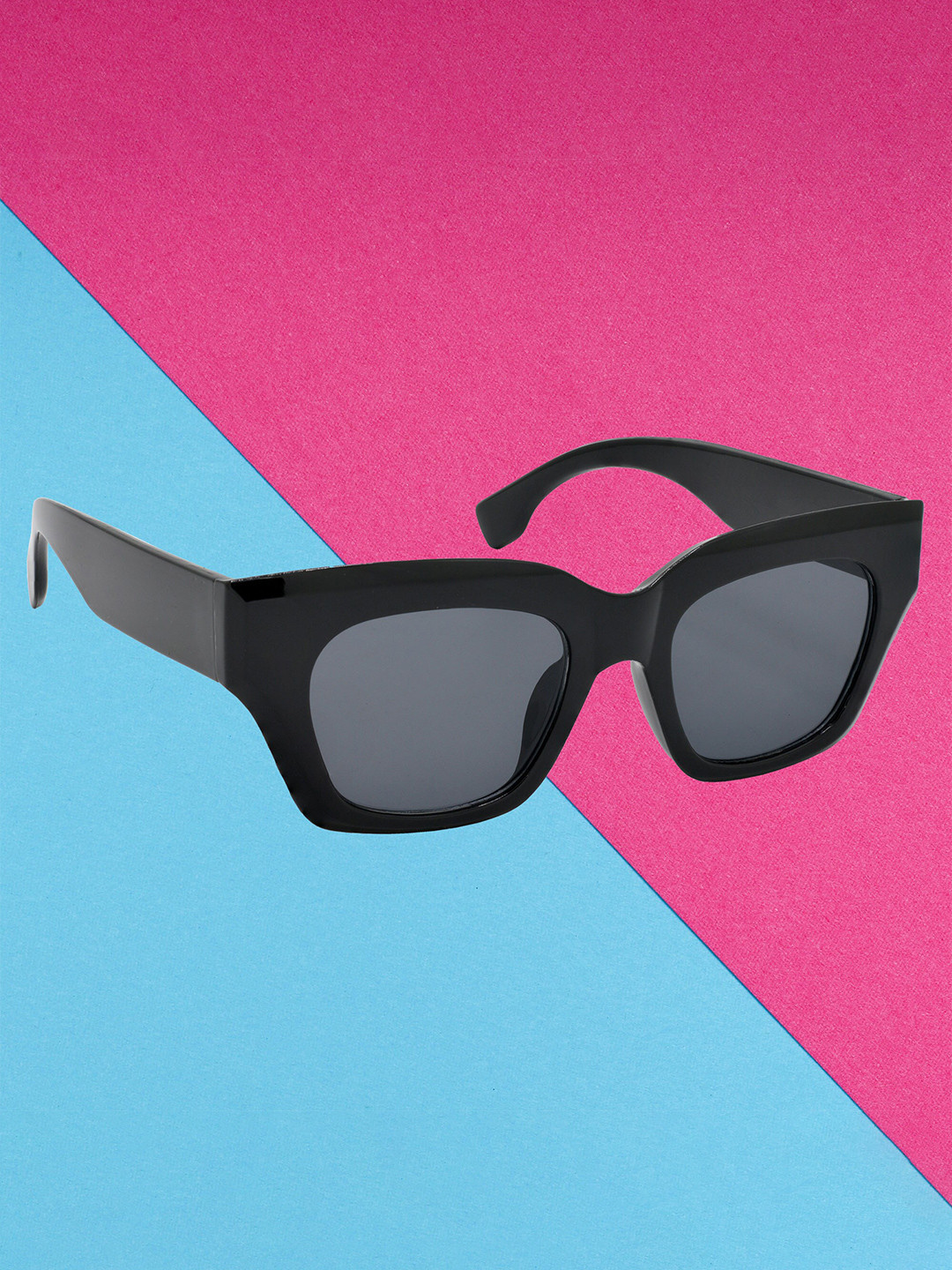 

HRINKAR Women Cateye Sunglasses with UV Protected Lens-HRS587-BK, Black