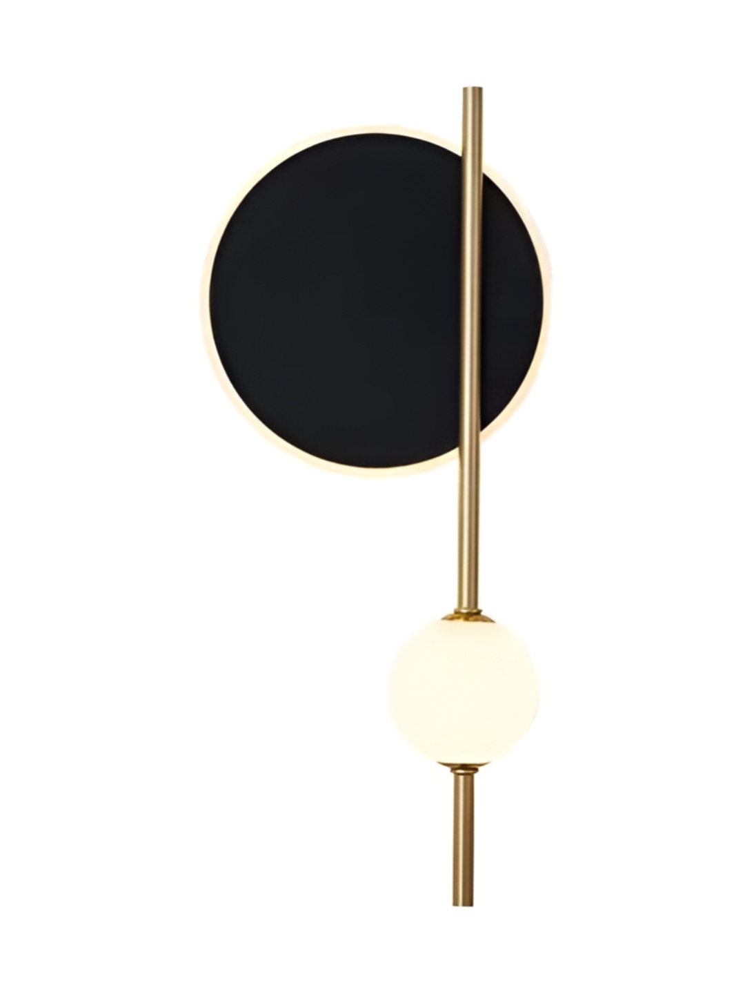 

CHIC CASA Black & White Abstract Shaped Metal Contemporary Wall Lamp