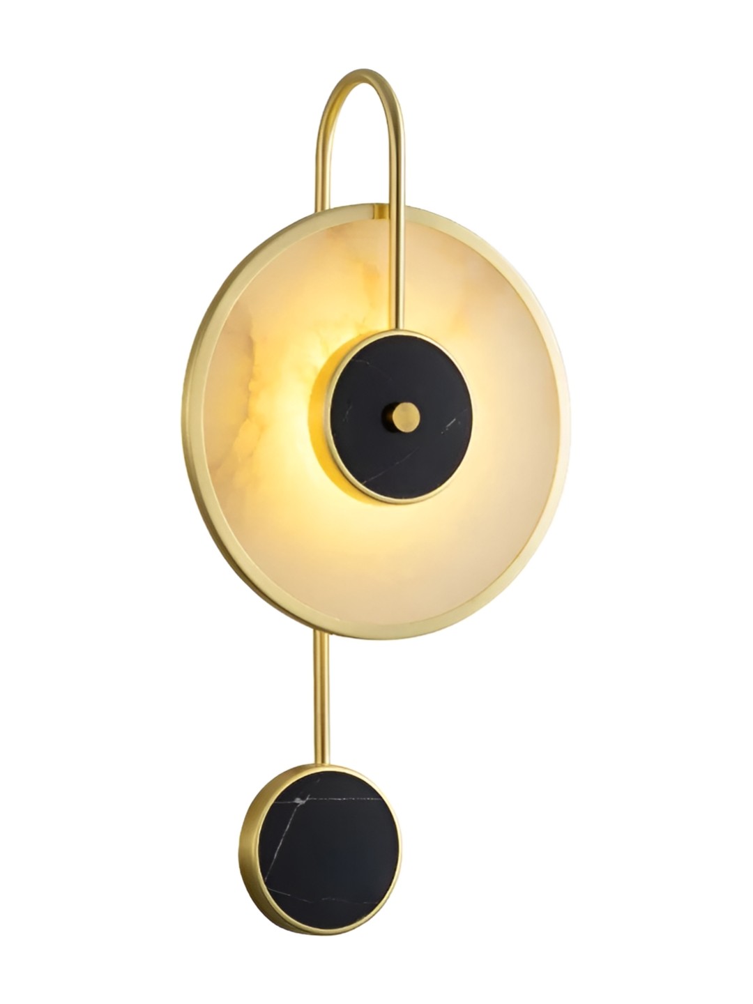 

CHIC CASA Black Metal Wall Lamp