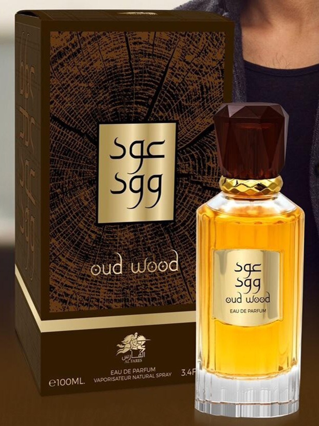 

Emper Oud Wood By Al Fares Long Lasting Eau De Parfum - 100ml, Brown