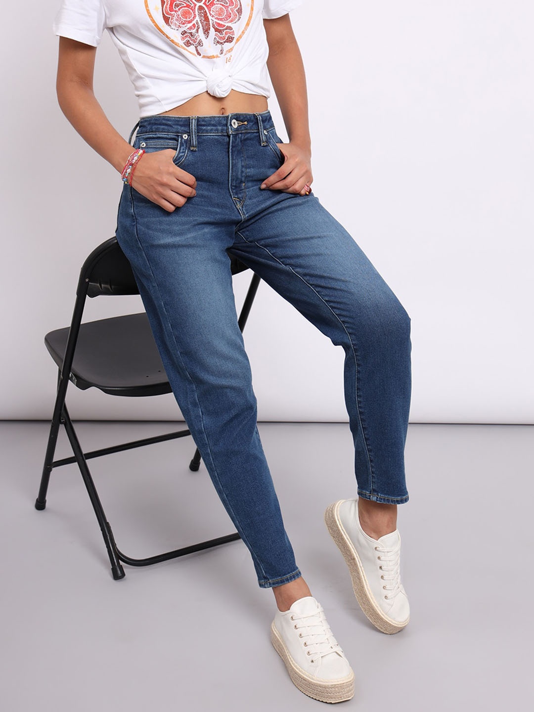 

Lee Women Comfort Stretchable Jeans, Blue