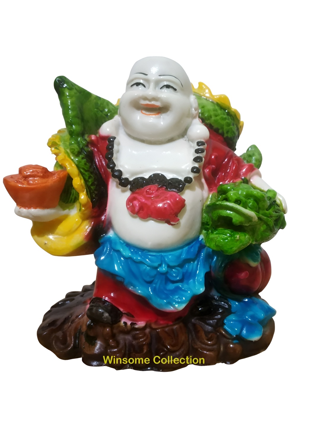 

Winsome Collection White & Green Fengshui Figurine Showpiece