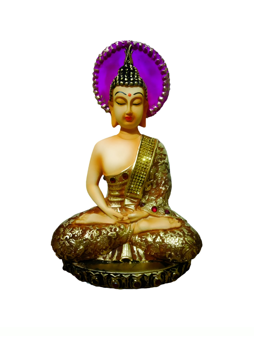 

Winsome Collection Gold Toned & Purple Buddha Showpiece