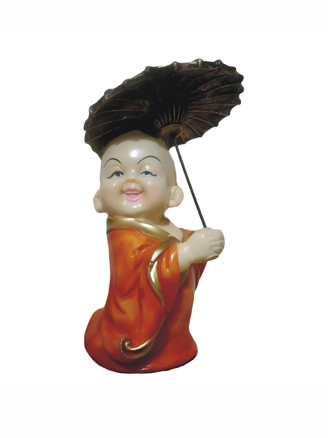 

Winsome Collection Cream & Orange Fengshui Showpiece