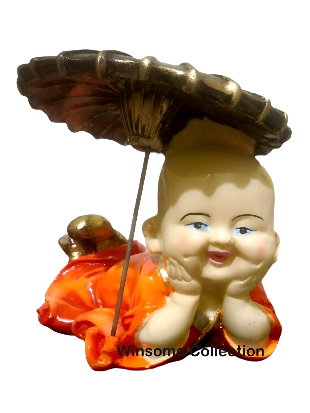 

Winsome Collection Cream & Orange Fengshui Showpiece