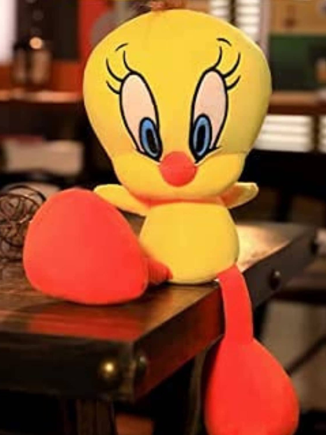 

DearJoy Kids Duck Microfibre Tweety Soft Toy, Yellow