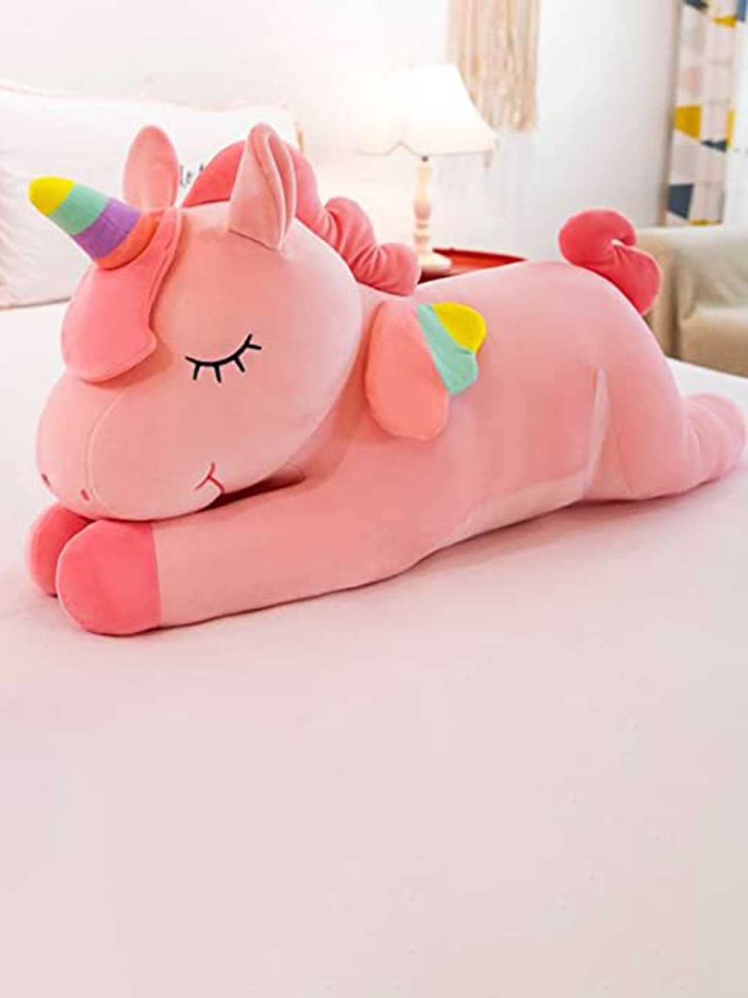 

DearJoy Kids Flying Unicorn Microfibre Soft Toy, Pink