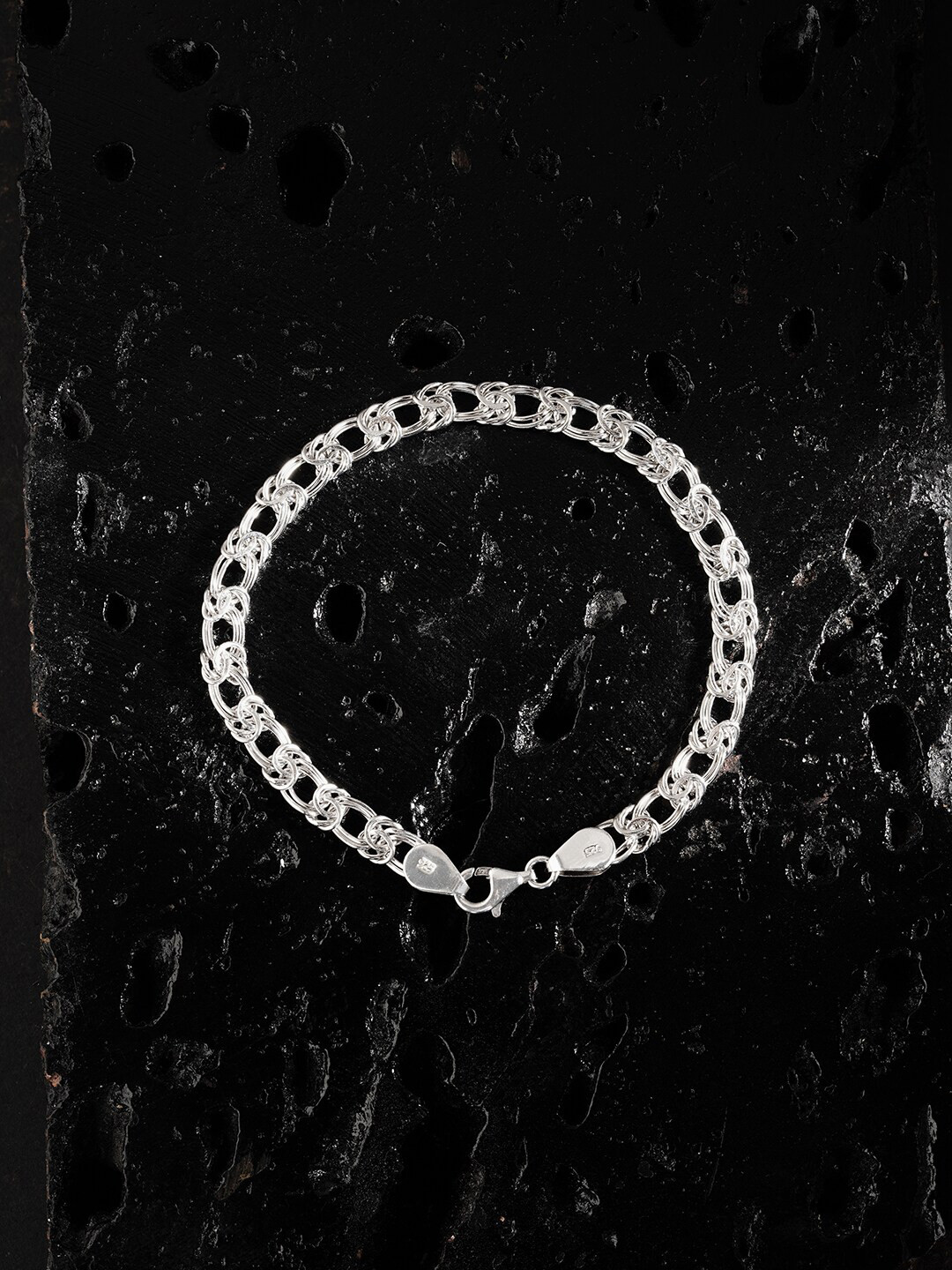 

ZORD Silver-Plated 925 Sterling Silver Link Bracelet