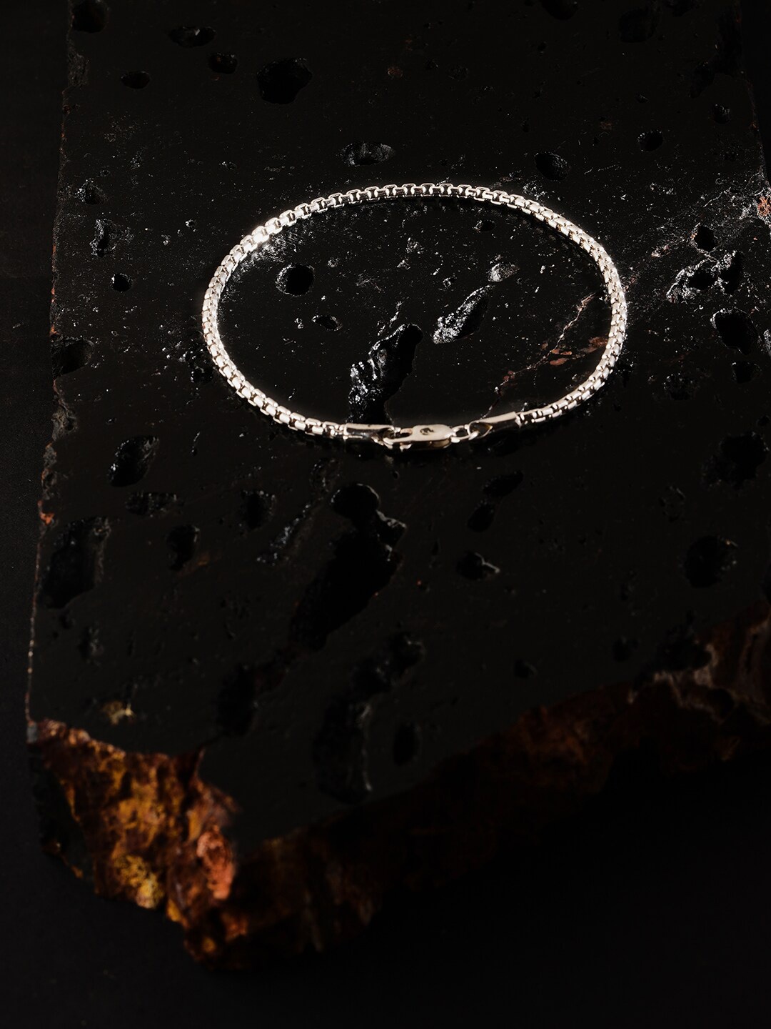 

ZORD Rhodium-Plated 925 Sterling Silver Link Bracelet