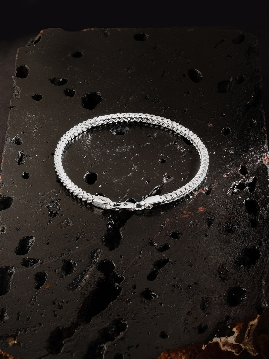 

ZORD Rhodium-Plated 925 Sterling Silver Link Bracelet