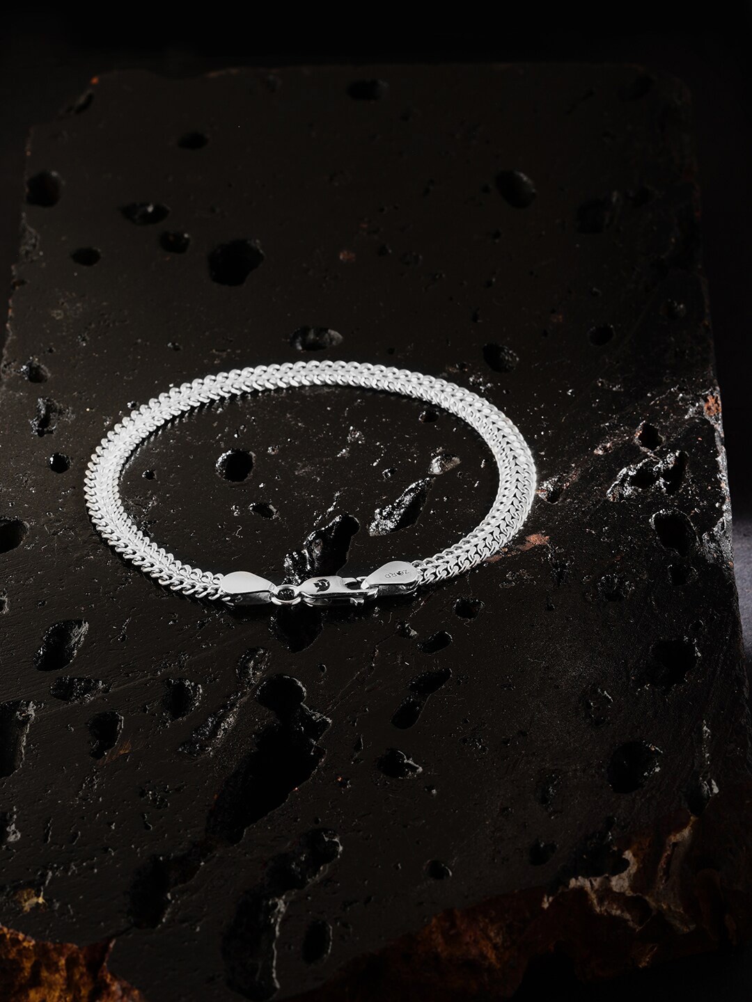 

ZORD Rhodium-Plated 925 Sterling Silver Link Bracelet