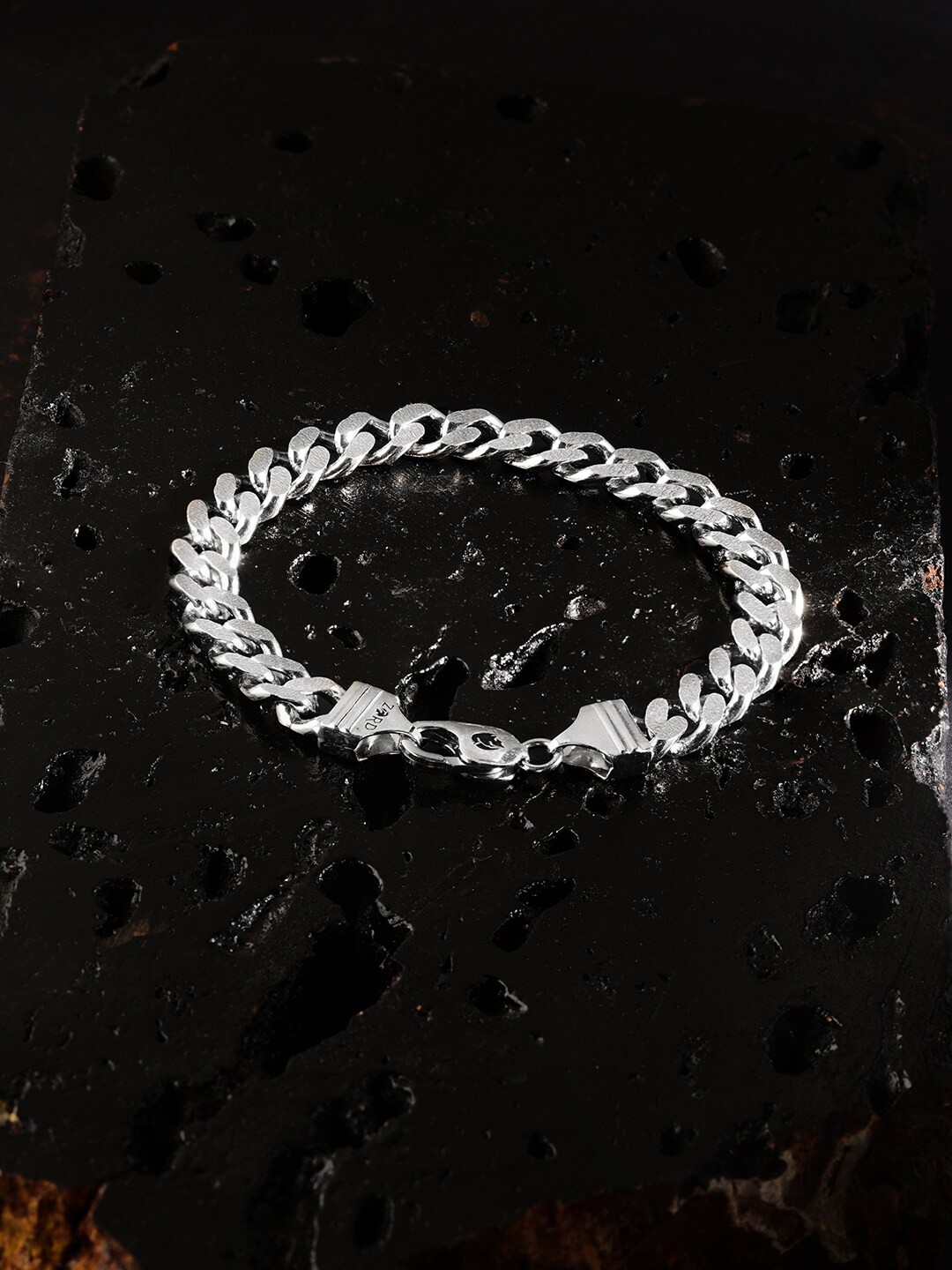 

ZORD Rhodium-Plated 925 Sterling Silver Link Bracelet