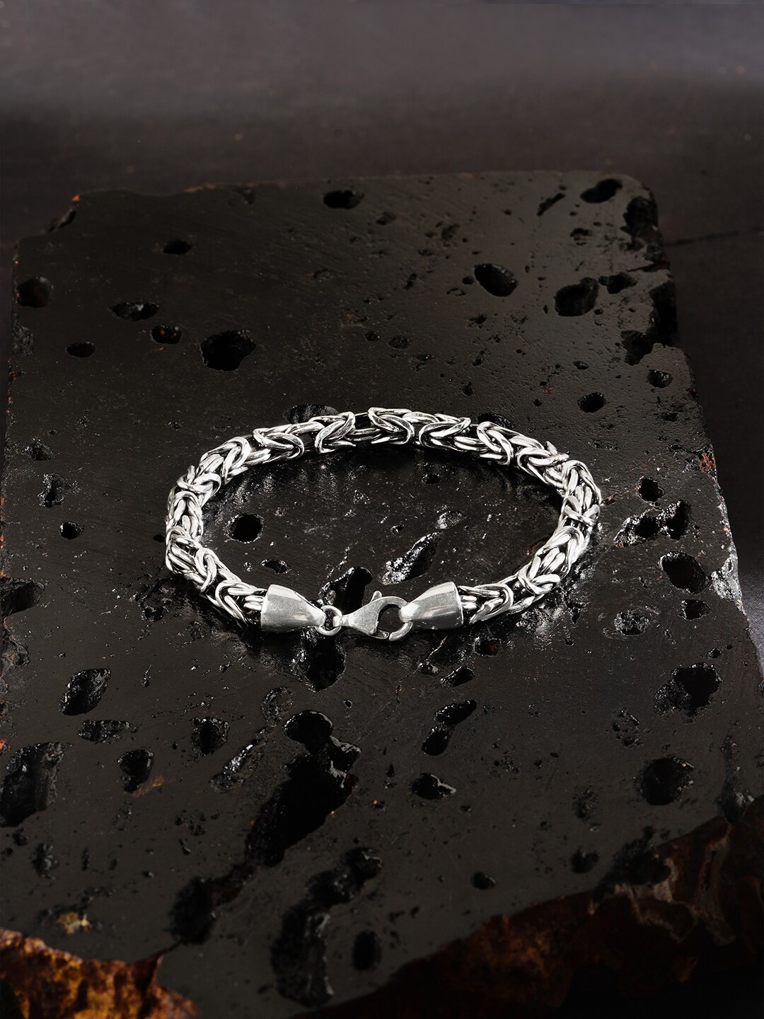 

ZORD Rhodium-Plated 925 Sterling Silver Link Bracelet