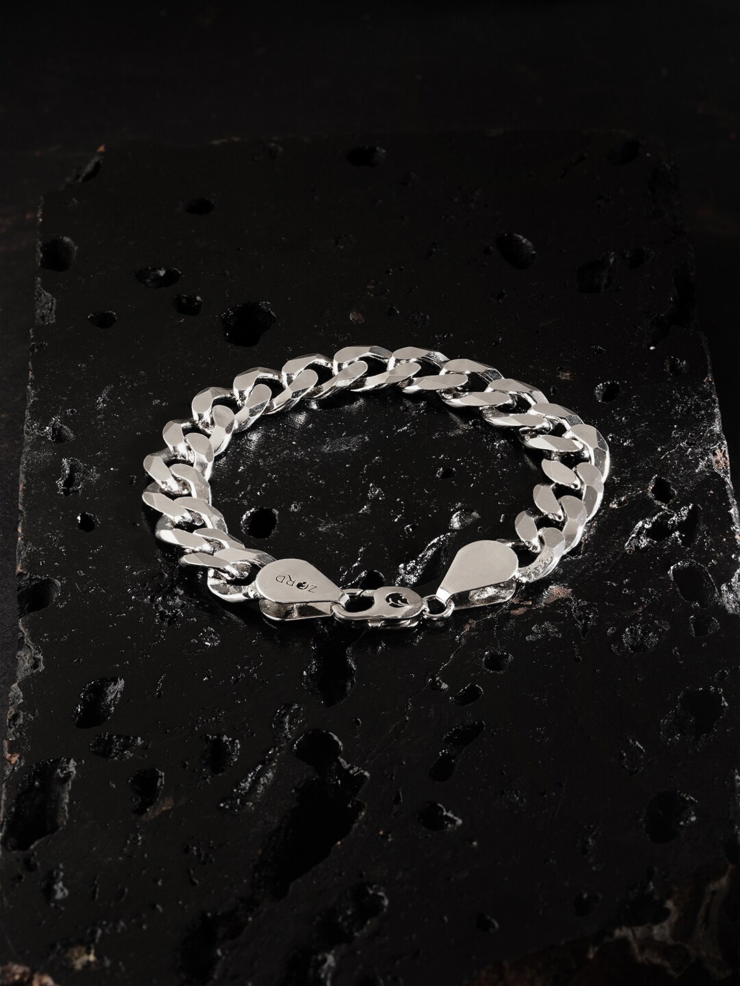 

ZORD Rhodium-Plated 925 Sterling Silver Link Bracelet