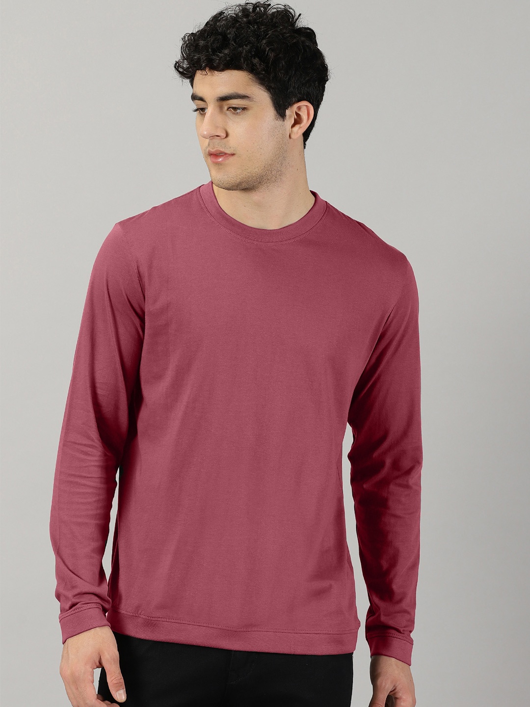 

THE HOLLANDER Round Neck T-Shirt, Mauve
