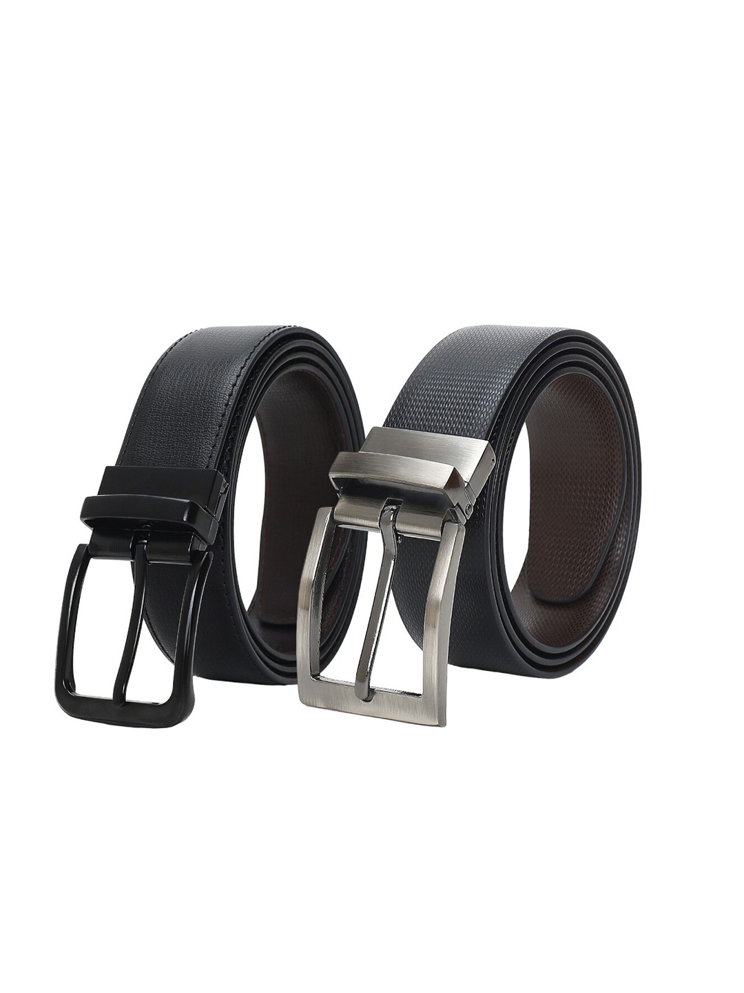 

CRUSSET Men Black 2 Reversible Formal Belt