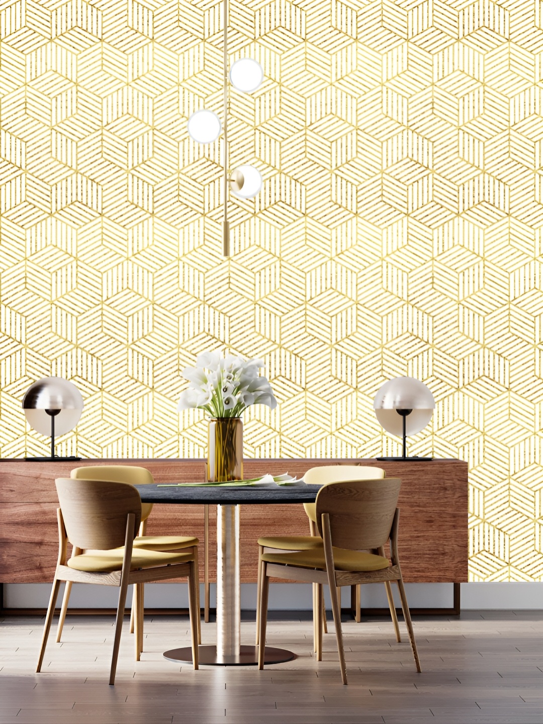 

DWELLSINDIA Beige Textured Self Adhesive Waterproof Wallpaper