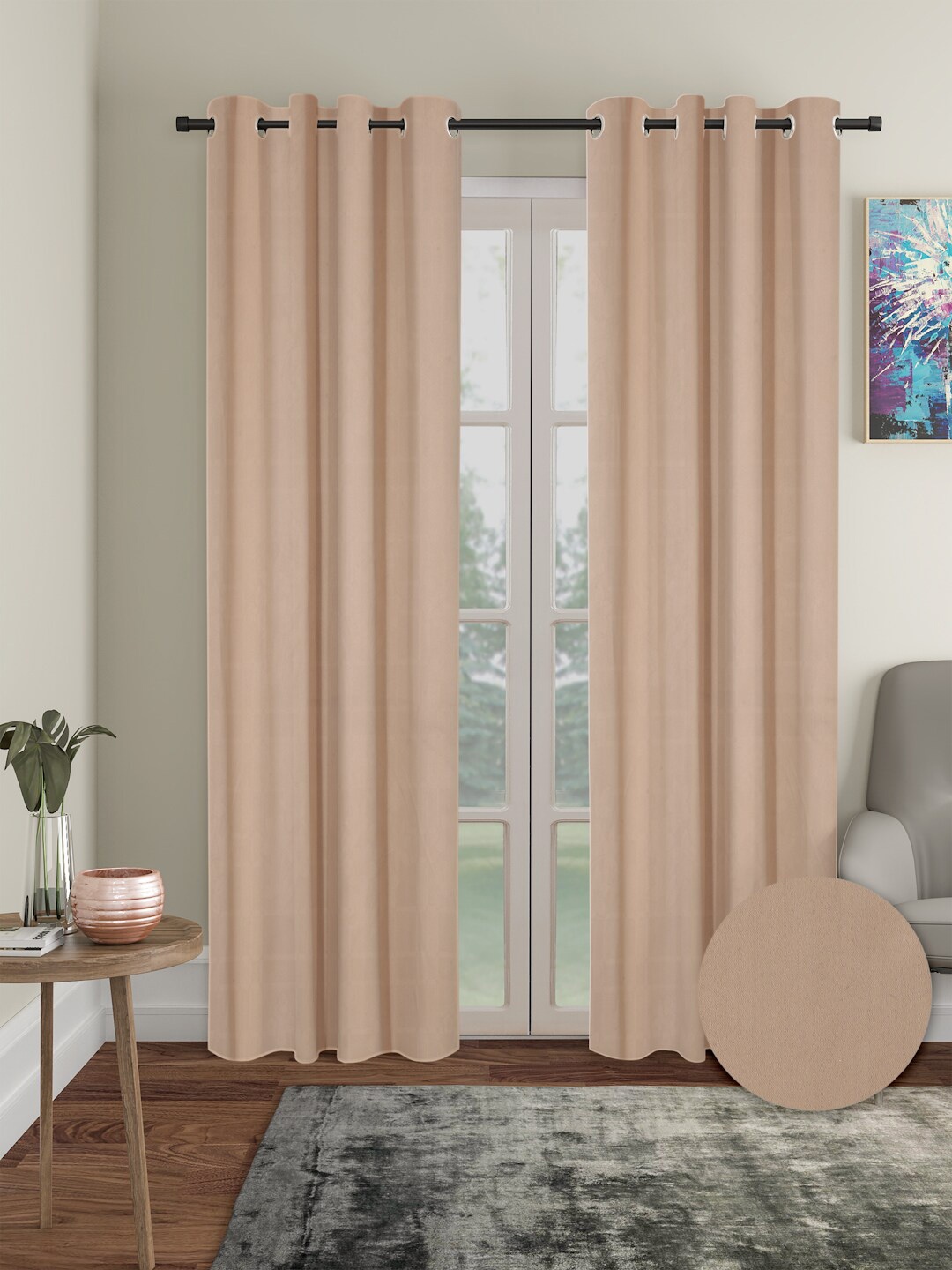 

Aura 2 Pieces out Door Curtains, Mustard