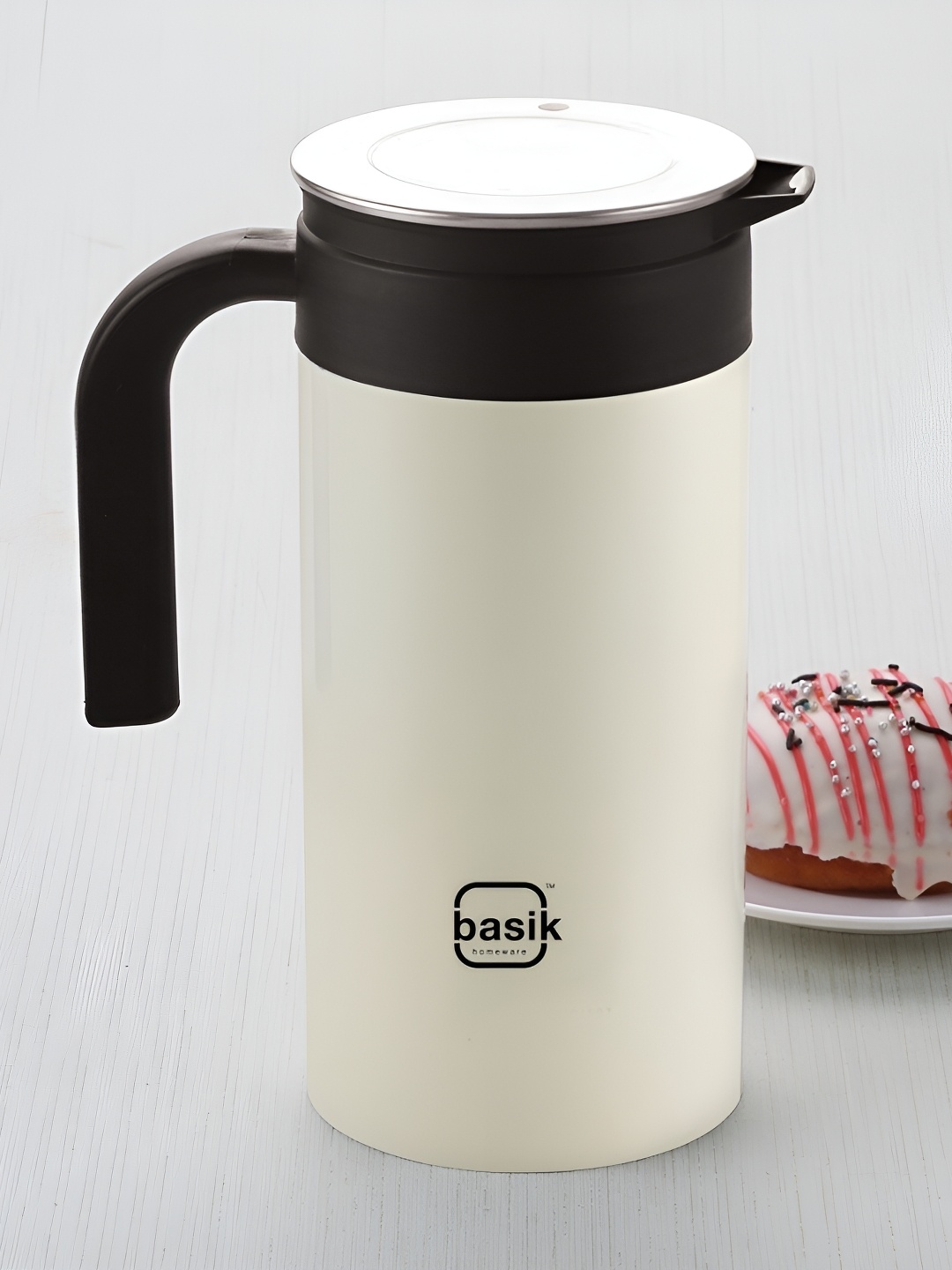 

BASIK White Stainless Steel Water Jug 1.5 L