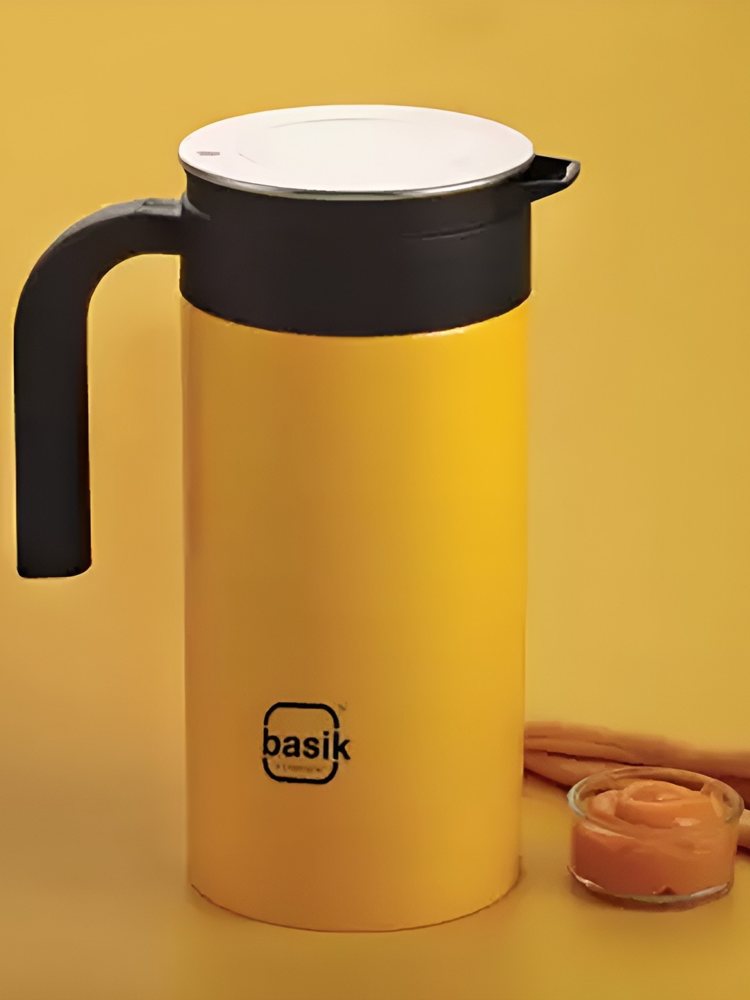 

BASIK Yellow Stainless Steel Water Jug 1.5 L