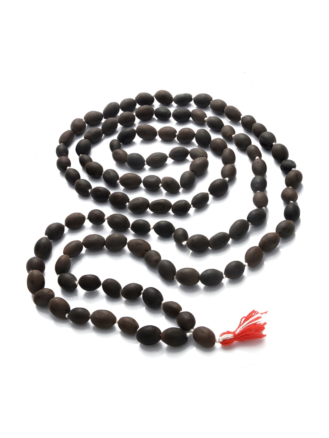 

Pray Everyday Unisex 108 Beads Kamal Gatta Mala Necklace, Silver