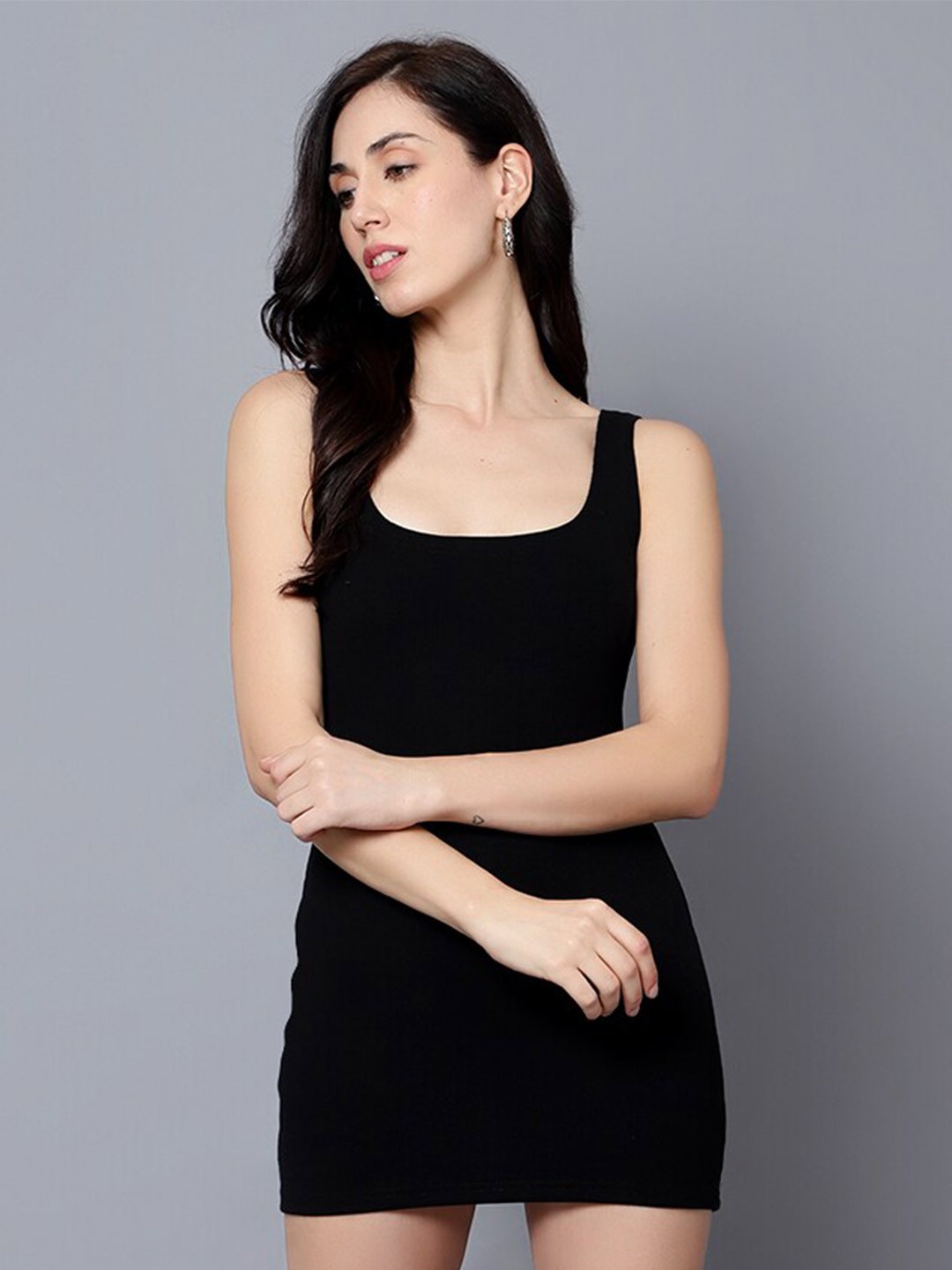 

DIAZ Black Mini Dress