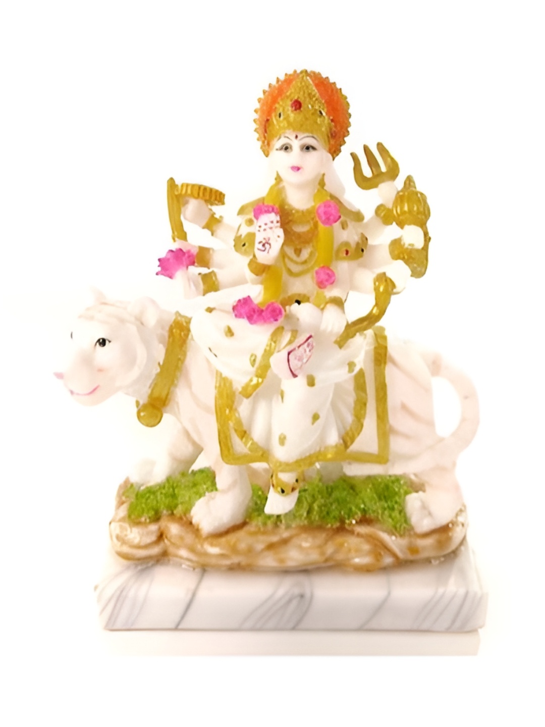 

Frizka White & Yellow Godess Durga Idol