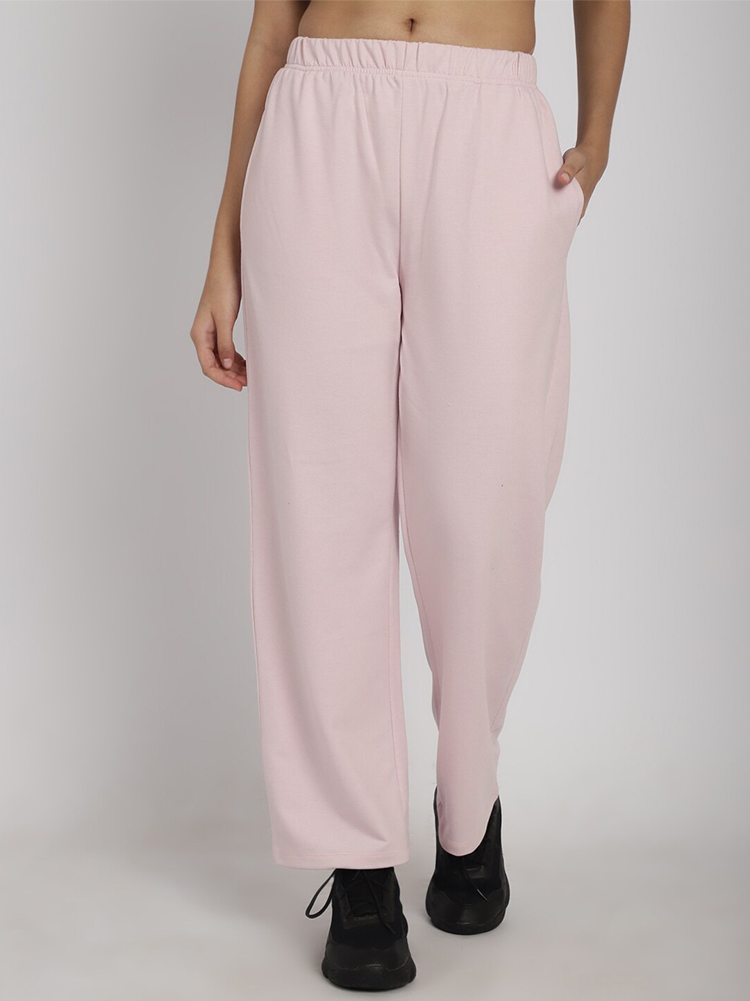 

Rute Women Cotton Regular Fit Track Pant, Pink