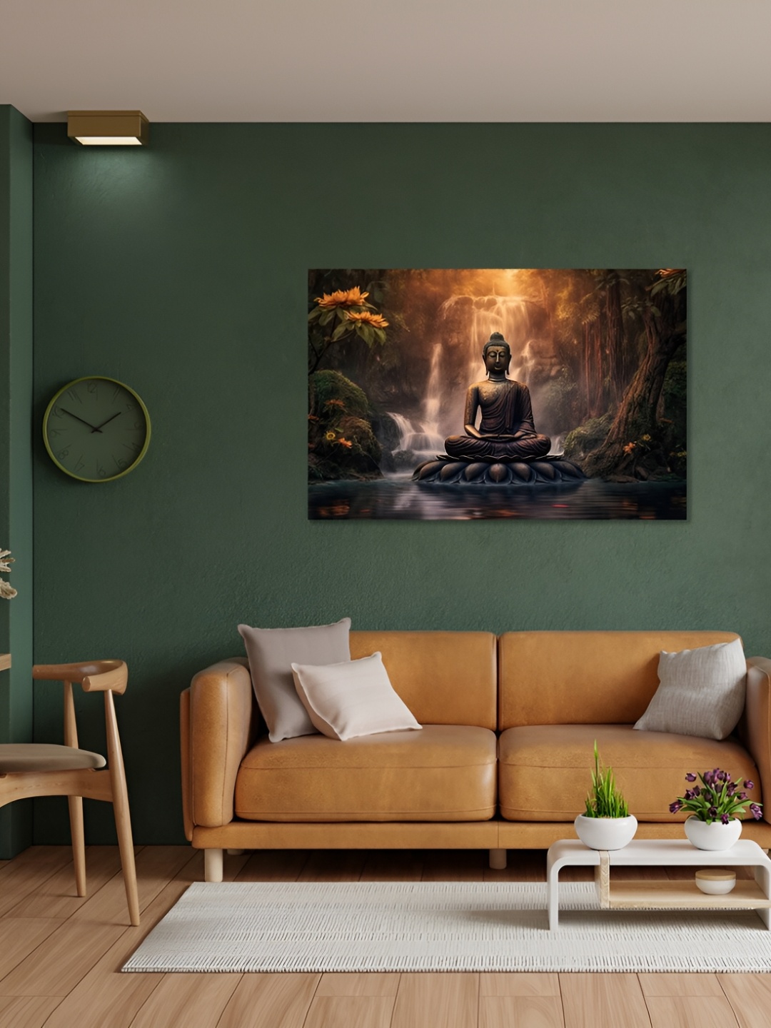 

CVANU Black Religious Canvas Paintings Wall Art