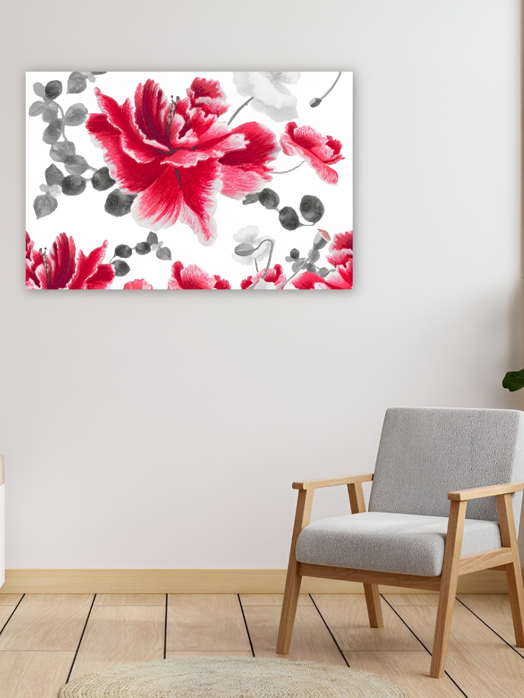 

CVANU Black & White Canvas Painting Wall Art