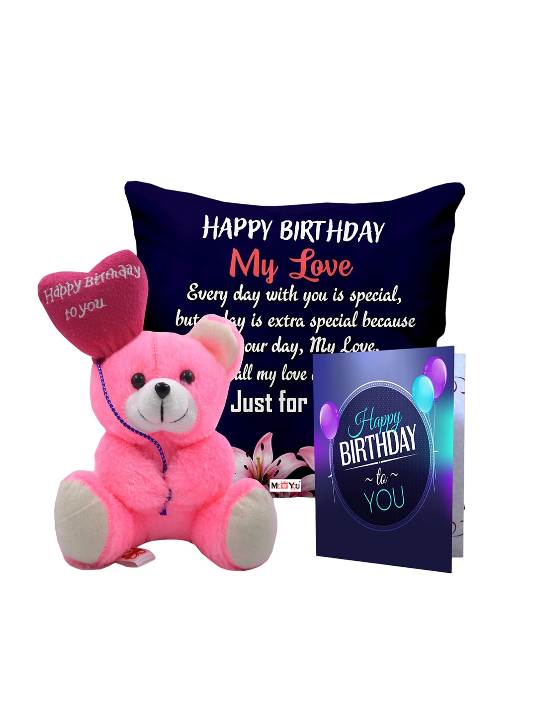

ME & YOU Pink & Black 3 Pieces Printed Home Gift Sets