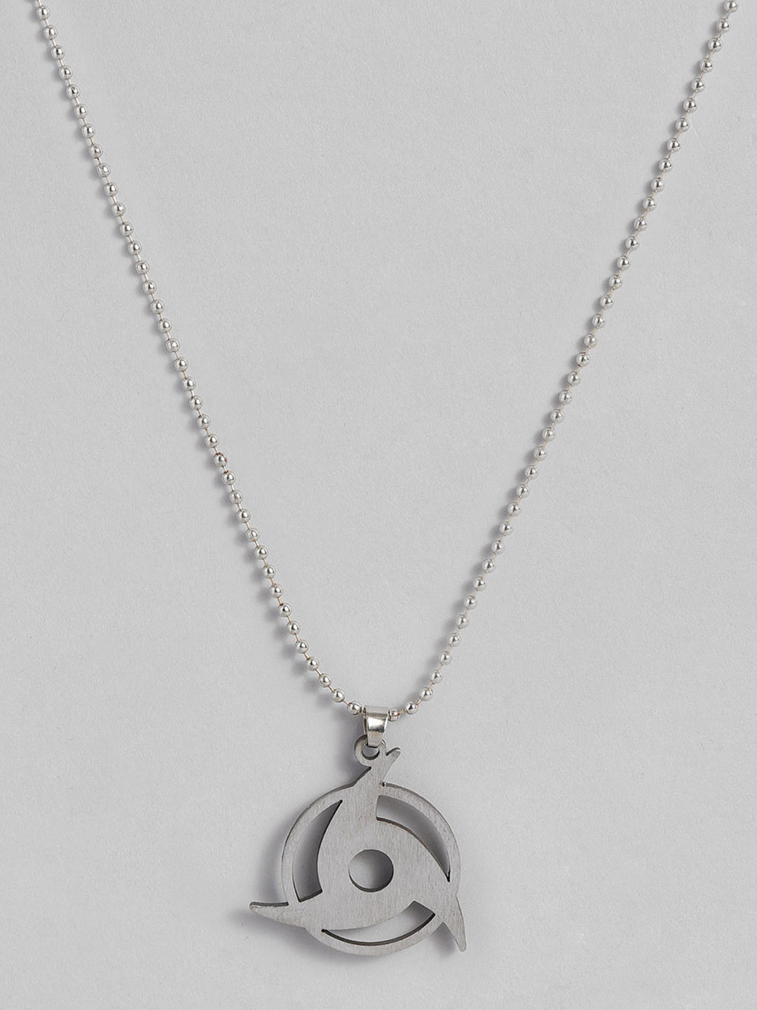 

DressBerry Women Silver-Plated Naruto Sharingan Pendant Necklace