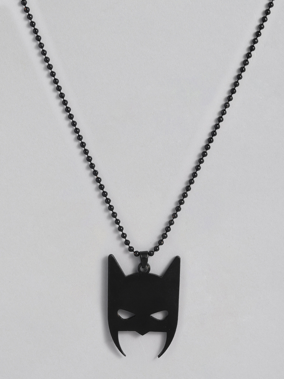 

DressBerry Women Batman Pendant Necklace, Black